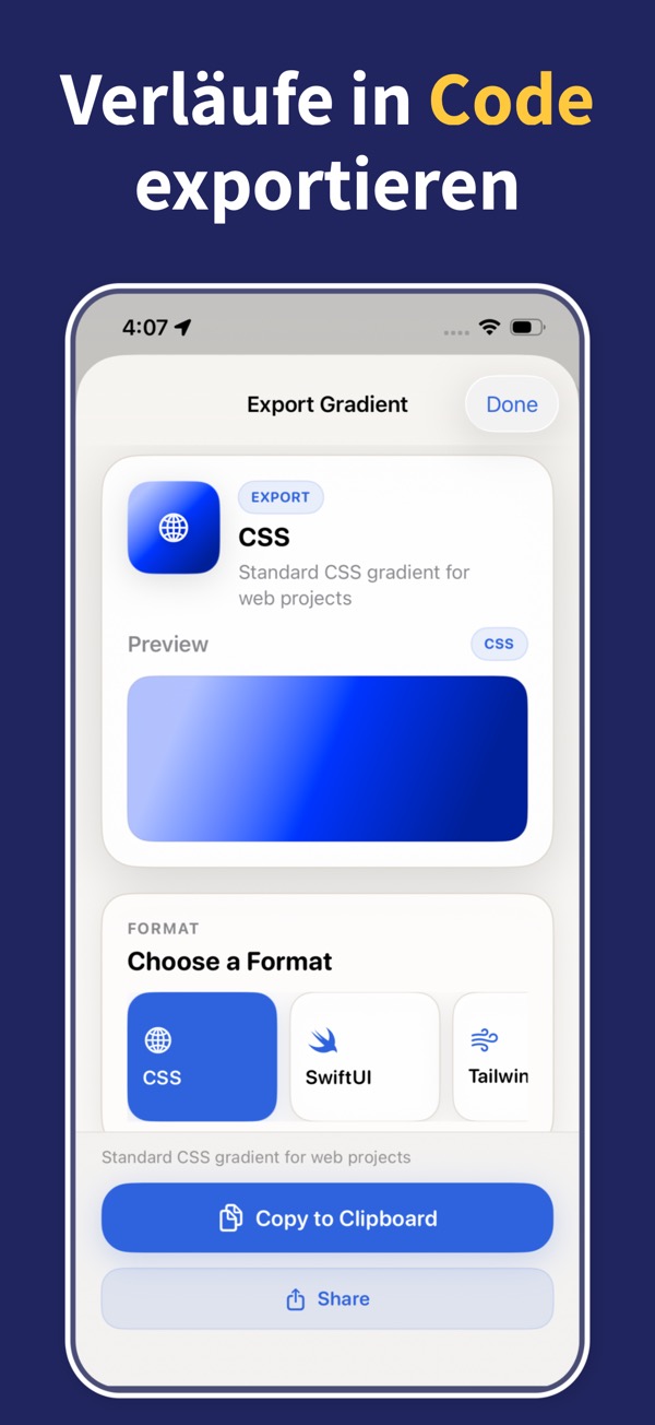 Color Wheel & Palettes export screenshot