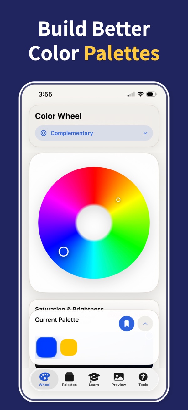 Color Wheel & Palettes screenshot