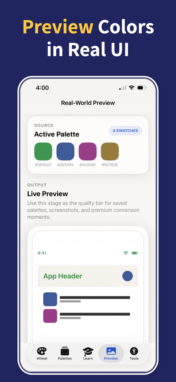 Color Wheel & Palettes screenshot 4
